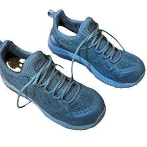 Red Wing 2343 Women's Cooltech Safety Toe Work Shoes Grey/Purple, Size 8